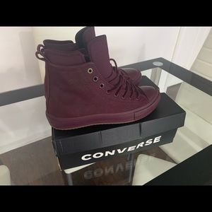 Leather Converse